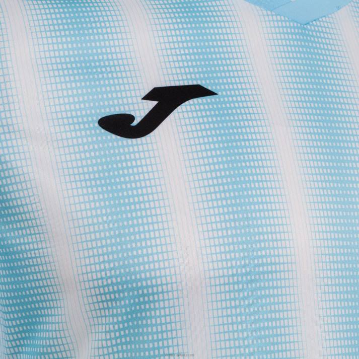 Joma 82P4R13 السماء الزرقاء البيضاء قميص قصير الأكمام inter ii رجال