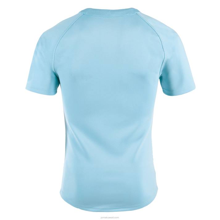 Joma 82P4R1400 السماء الزرقاء البيضاء قميص بأكمام قصيرة هاكا رجال