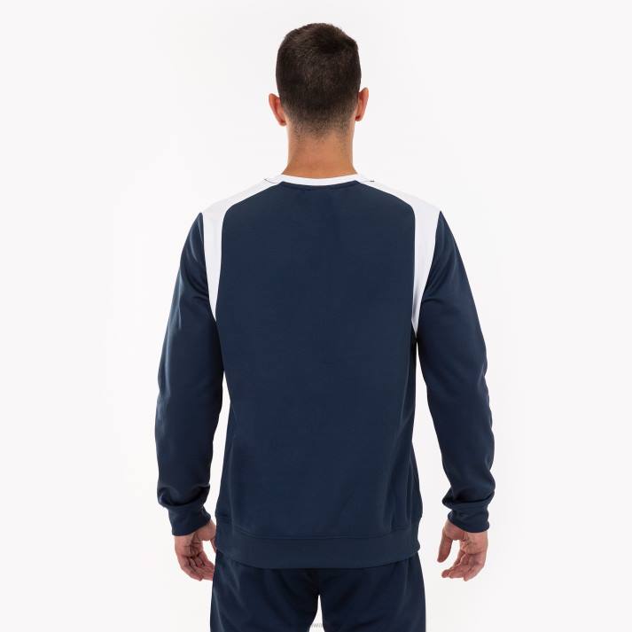 Joma 82P4R1401 الأزرق الداكن الأبيض بطولة قميص من النوع الثقيل v رجال