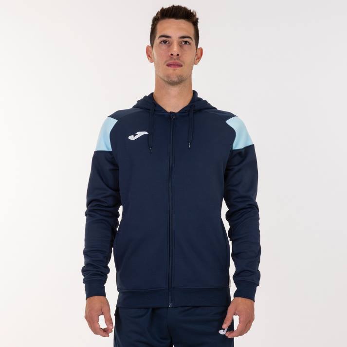 Joma 82P4R1415 الأزرق الداكن السماء الزرقاء طاقم سترة مقنعين ثالثا رجال