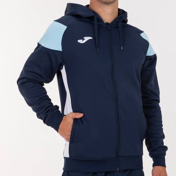 Joma 82P4R1415 الأزرق الداكن السماء الزرقاء طاقم سترة مقنعين ثالثا رجال