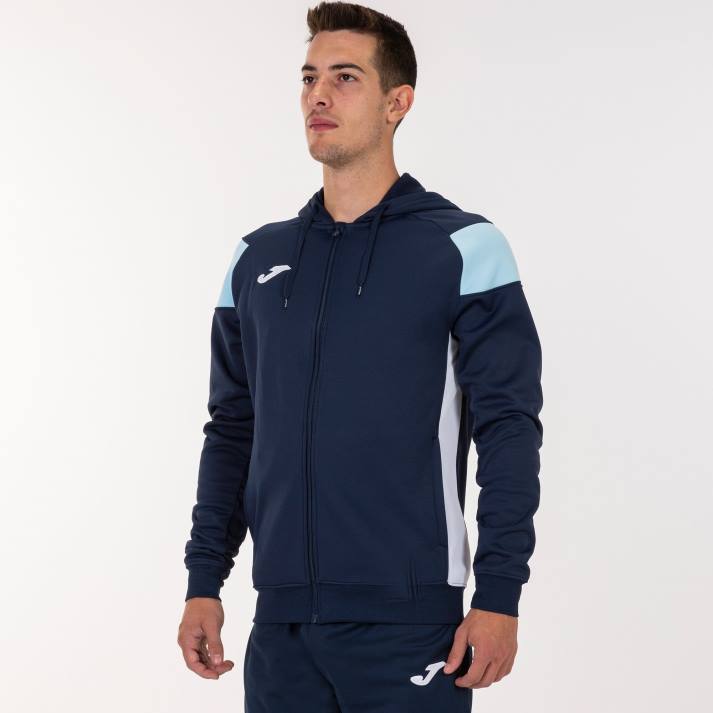 Joma 82P4R1415 الأزرق الداكن السماء الزرقاء طاقم سترة مقنعين ثالثا رجال