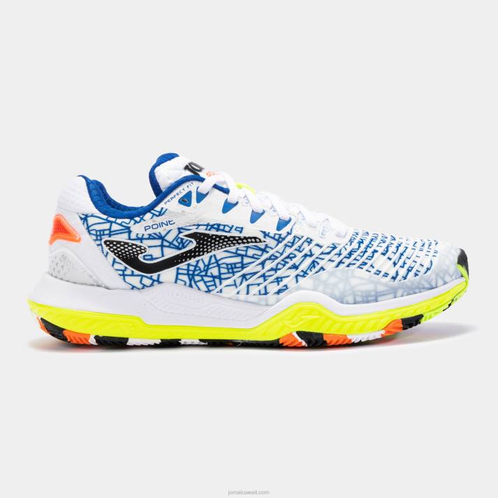 Joma 82P4R1416 أبيض نقطة الأحذية 22 طين