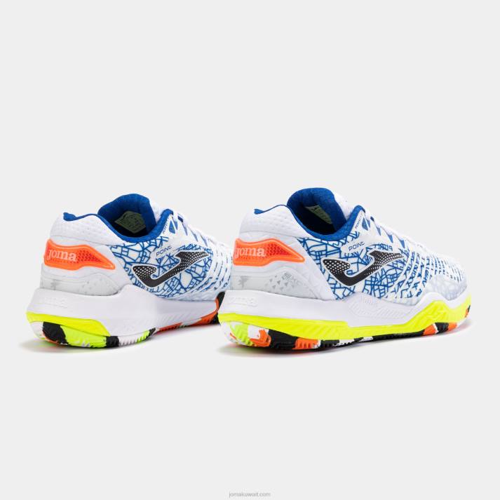 Joma 82P4R1416 أبيض نقطة الأحذية 22 طين
