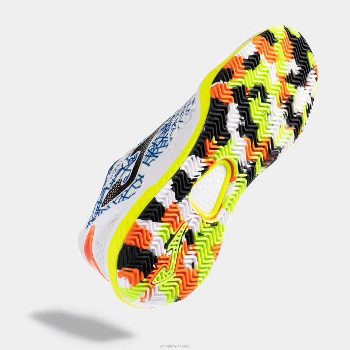 Joma 82P4R1416 أبيض نقطة الأحذية 22 طين