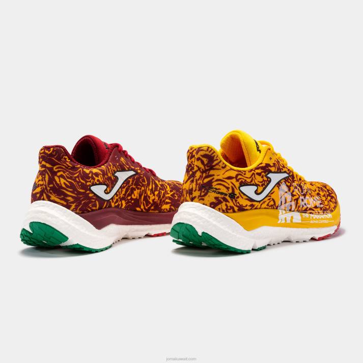 Joma 82P4R141 كستنائي أصفر حذاء جري سوبر كروس 23 روما ماراثون