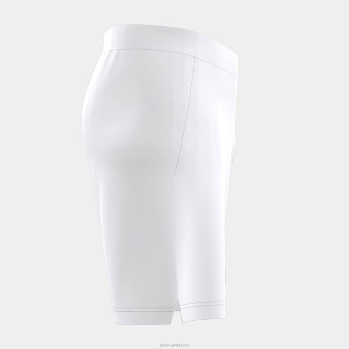 Joma 82P4R1425 أبيض محرك شورت برمودا رجال