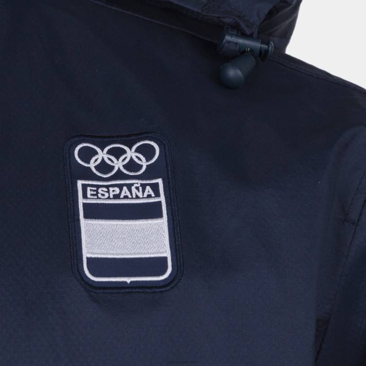 Joma 82P4R1426 الأزرق الداكن Rainjacket الترفيه اللجنة الأولمبية الإسبانية