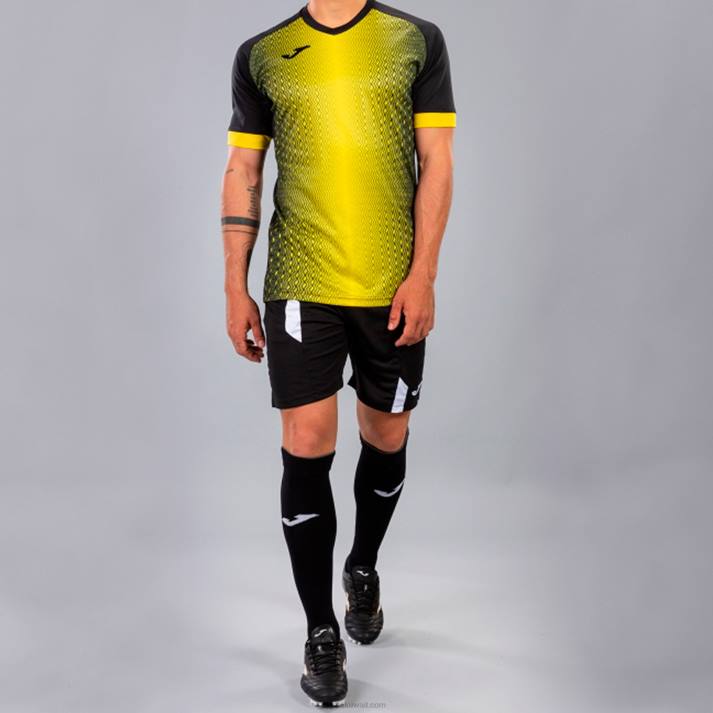 Joma 82P4R1429 أسود أبيض شورت برمودا سوبرنوفا رجال