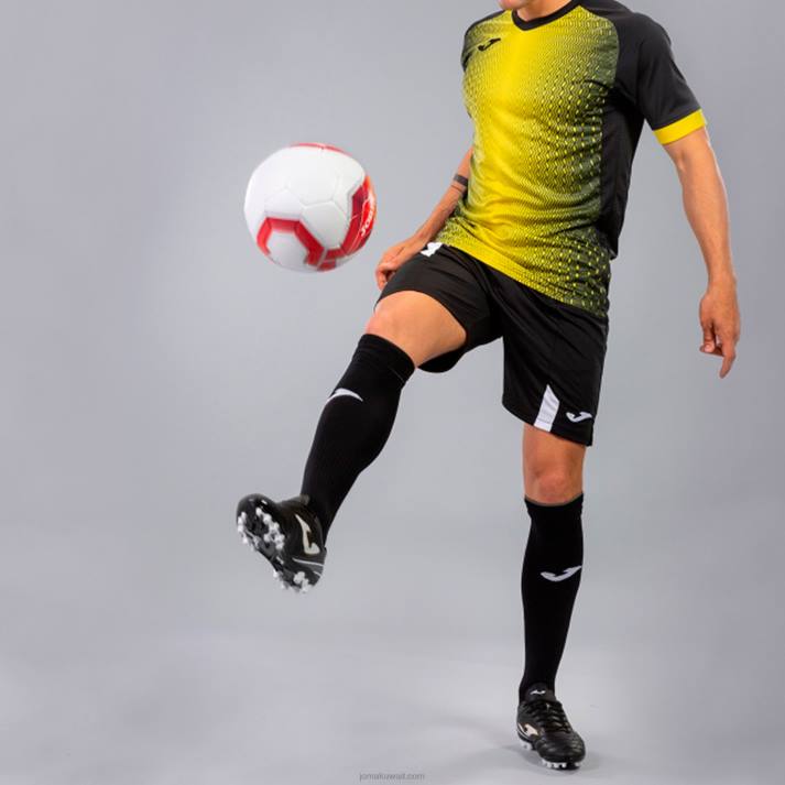 Joma 82P4R1429 أسود أبيض شورت برمودا سوبرنوفا رجال