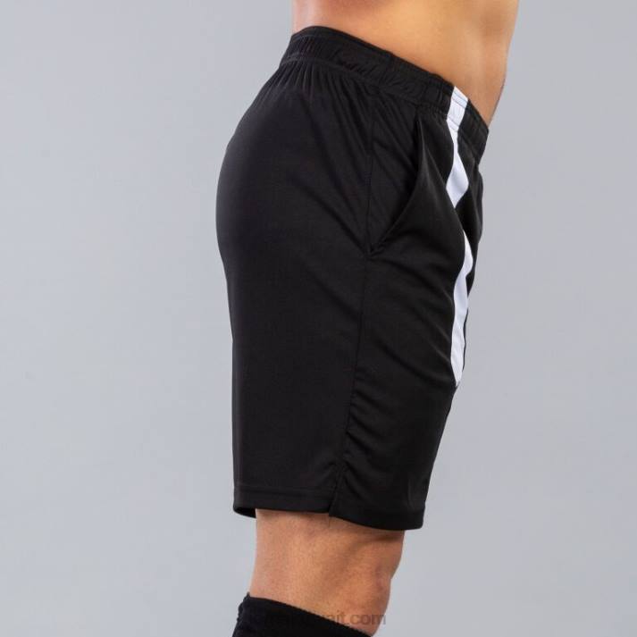 Joma 82P4R1429 أسود أبيض شورت برمودا سوبرنوفا رجال