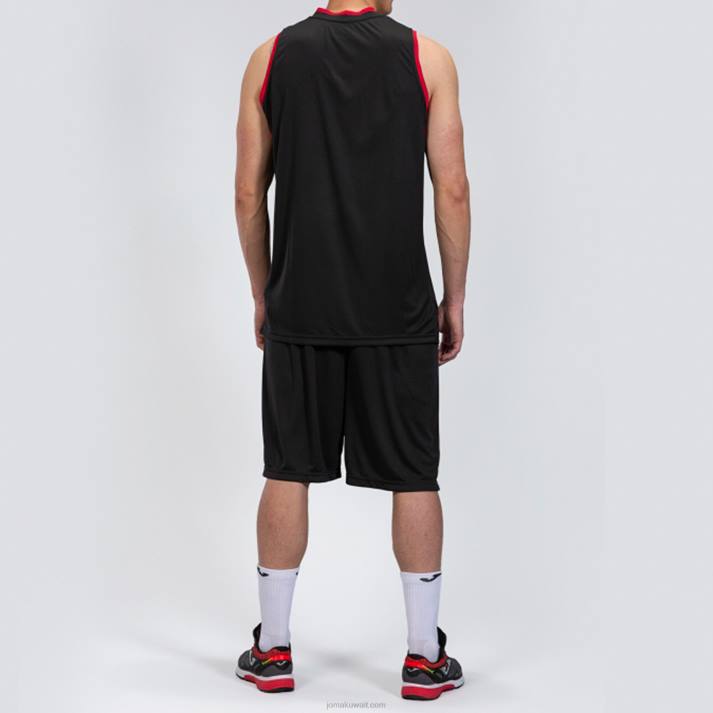 Joma 82P4R1430 أسود أحمر وضع الحرم الجامعي رجال