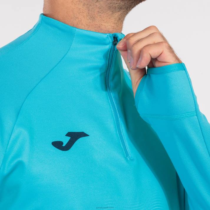 Joma 82P4R1449 الفلورسنت الفيروز الأزرق الداكن قميص من النوع الثقيل النخبة السابع رجال