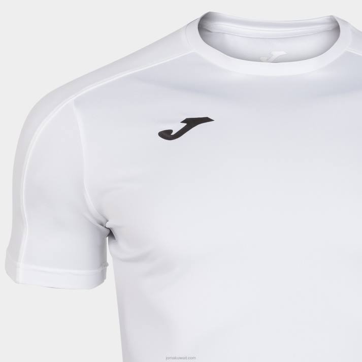 Joma 82P4R1450 أبيض أكاديمية قميص بأكمام قصيرة iii رجال