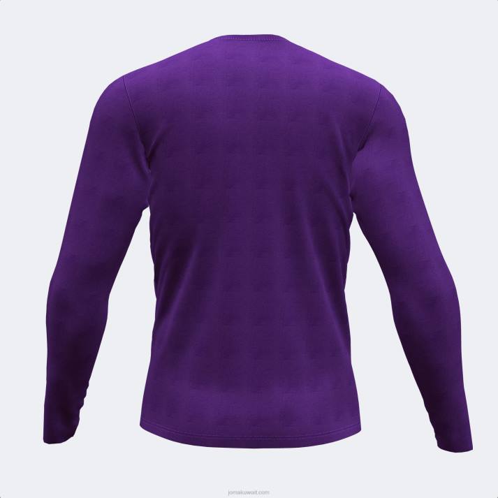 Joma 82P4R1451 أرجواني قميص بأكمام طويلة من أكاديمية براما