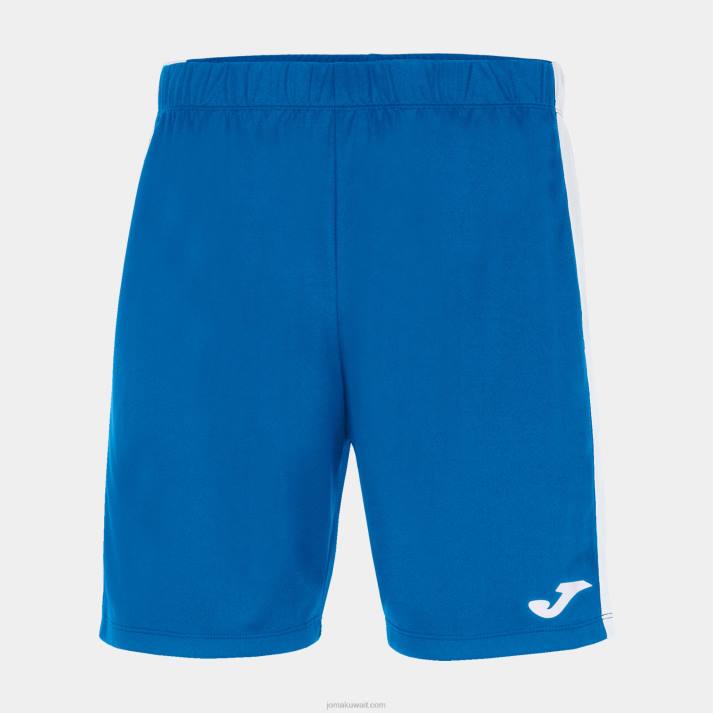 Joma 82P4R1453 أزرق ملكي أبيض شورت ماكسي رجال