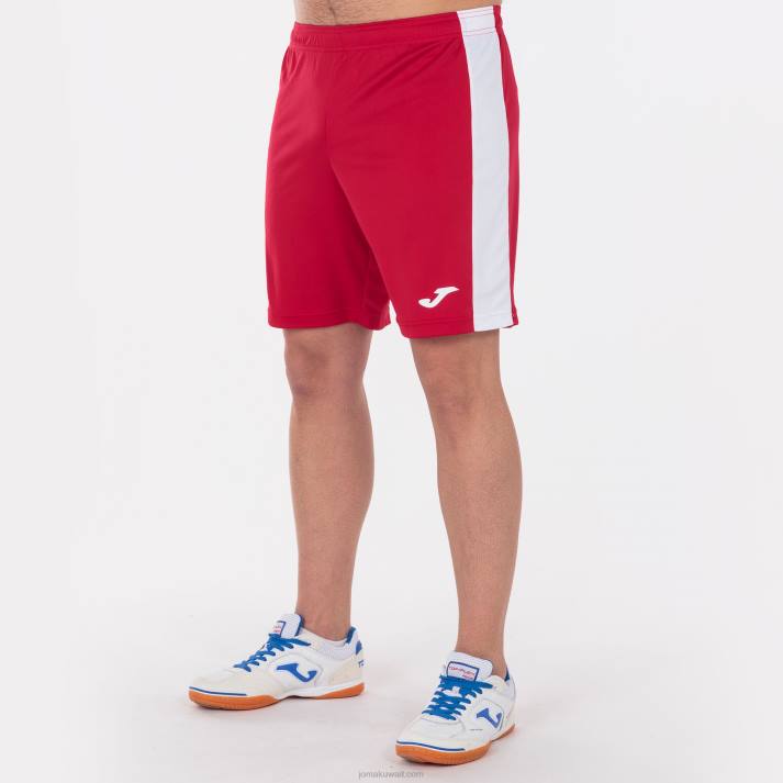 Joma 82P4R1455 احمر ابيض شورت ماكسي رجال
