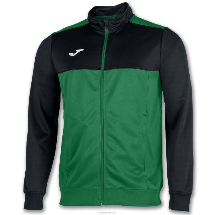 Joma 82P4R1457 أخضر أسود الفائز سترة رجال