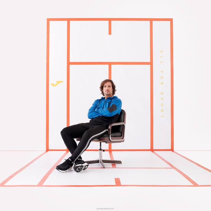 Joma 82P4R145 مزيج أسود رمادي لونغز السراويل شريطية رجال