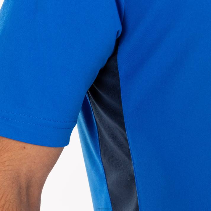 Joma 82P4R1467 الأزرق الملكي الأبيض والأزرق الداكن قميص قصير الأكمام طاقم ثالثا رجال