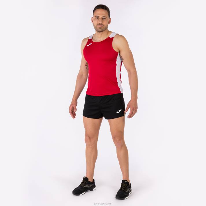 Joma 82P4R1481 احمر ابيض أعلى سجل للدبابات الثاني رجال