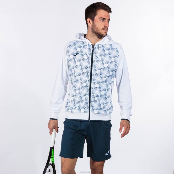 Joma 82P4R1488 أبيض كحلي سترة سوبرنوفا مقنعين III رجال