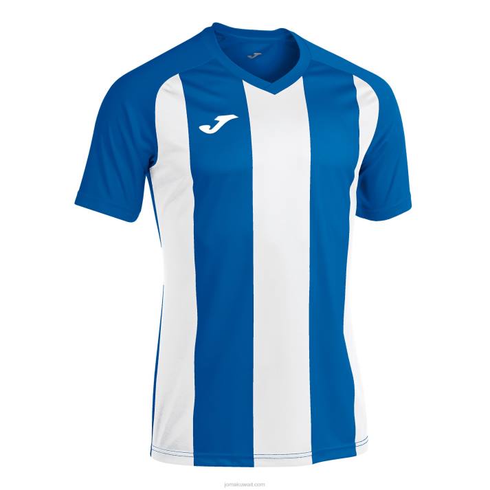 Joma 82P4R1489 أزرق ملكي أبيض قميص بأكمام قصيرة بيزا الثاني رجال