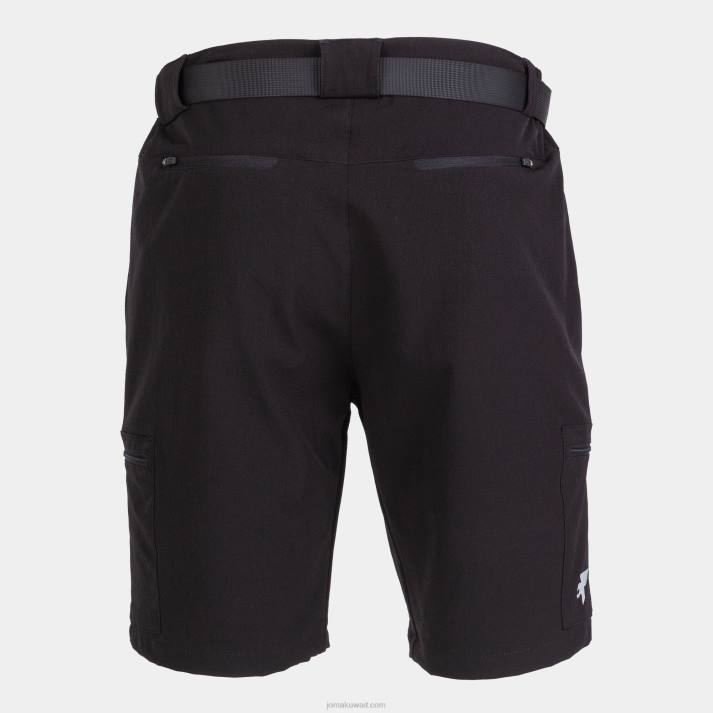 Joma 82P4R148 أسود مستكشف شورت برمودا رجال