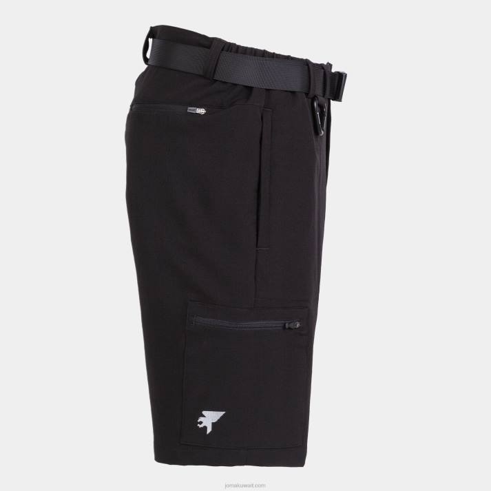 Joma 82P4R148 أسود مستكشف شورت برمودا رجال