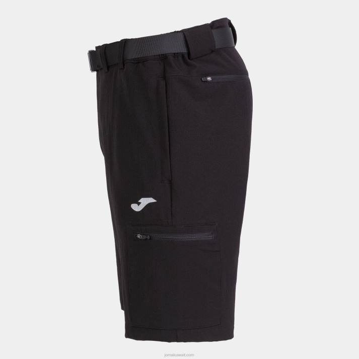Joma 82P4R148 أسود مستكشف شورت برمودا رجال