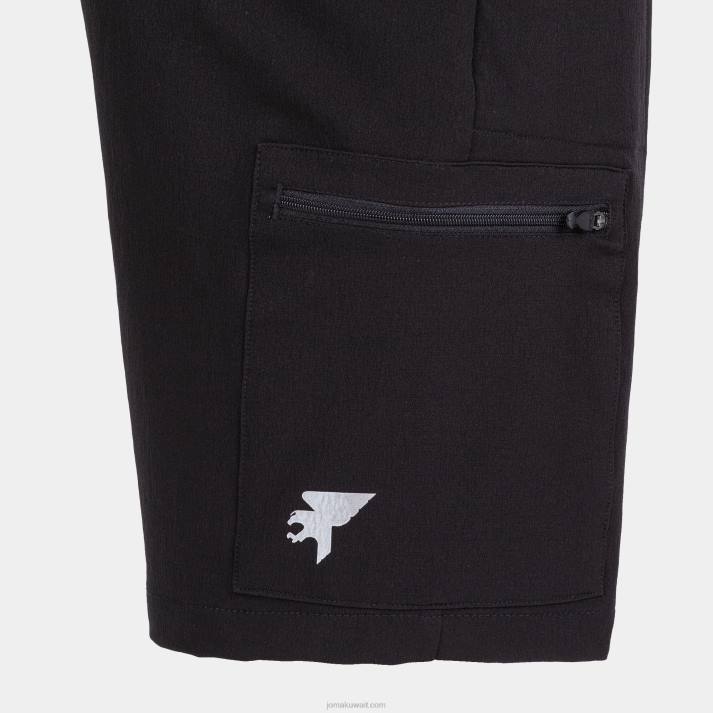 Joma 82P4R148 أسود مستكشف شورت برمودا رجال