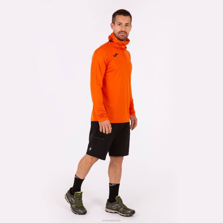 Joma 82P4R1499 البرتقالي مستكشف قميص طويل الأكمام رجال