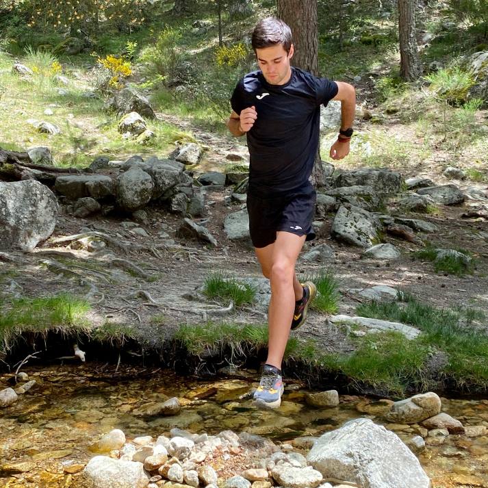 Joma 82P4R14 أسود قميص قصير الأكمام سجل الثاني رجال