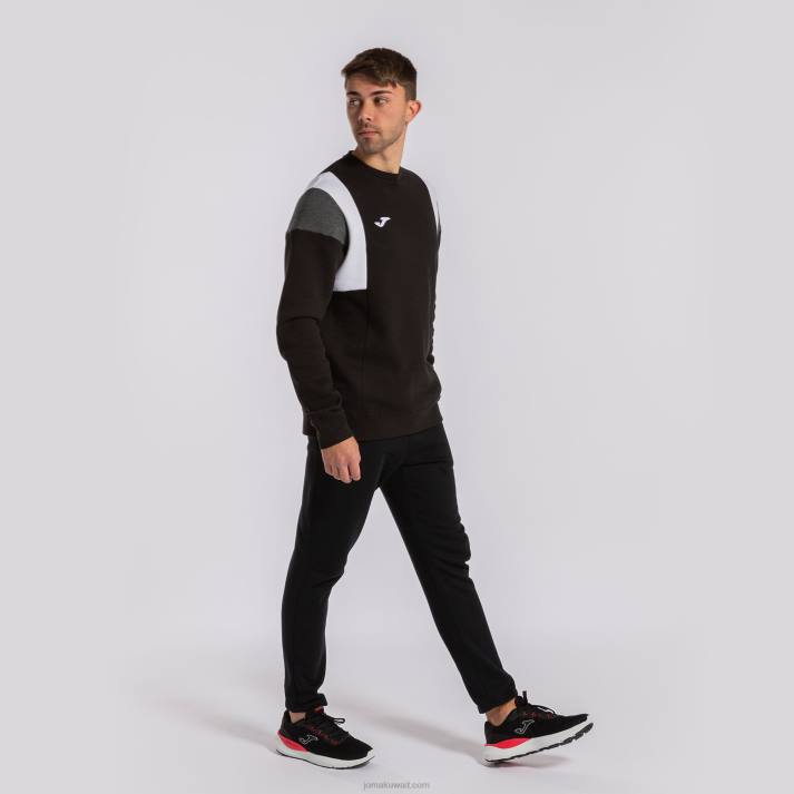 Joma 82P4R1510 أسود قميص من النوع الثقيل مريح iii رجال