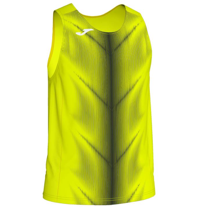 Joma 82P4R1519 نيون أصفر أسود بلا أكمام تي شيرت أوليمبيا رجال