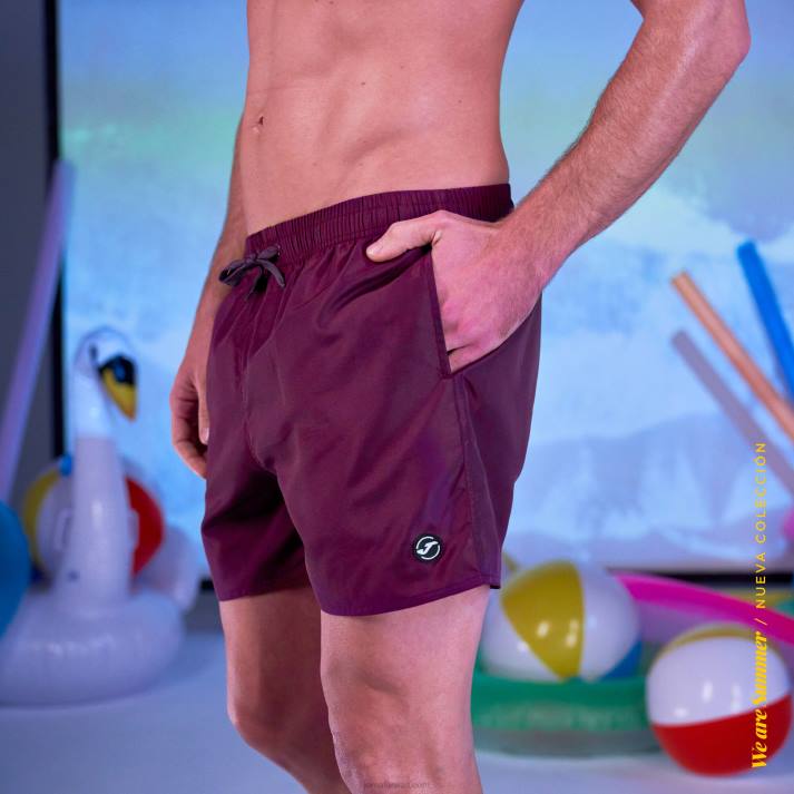 Joma 82P4R1547 بورجوندي شريط جذوع السباحة رجال