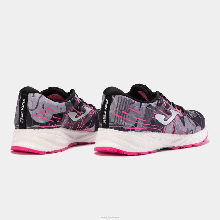 Joma 82P4R1564 أسود حذاء الجري r.viper 23 نحيف