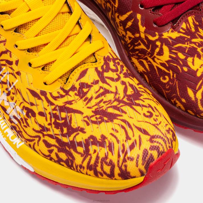 Joma 82P4R1571 كستنائي أصفر حذاء جري سوبر كروس 23 روما ماراثون نحيف