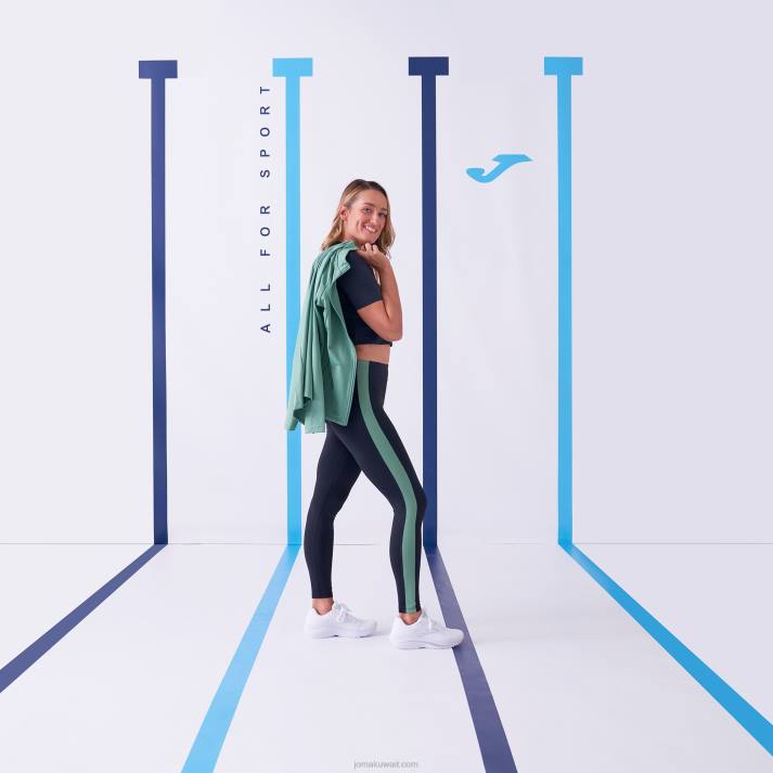 Joma 82P4R1579 أسود قميص بأكمام قصيرة دافني نحيف