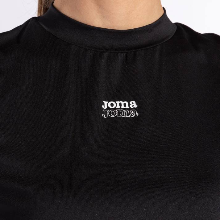 Joma 82P4R1579 أسود قميص بأكمام قصيرة دافني نحيف