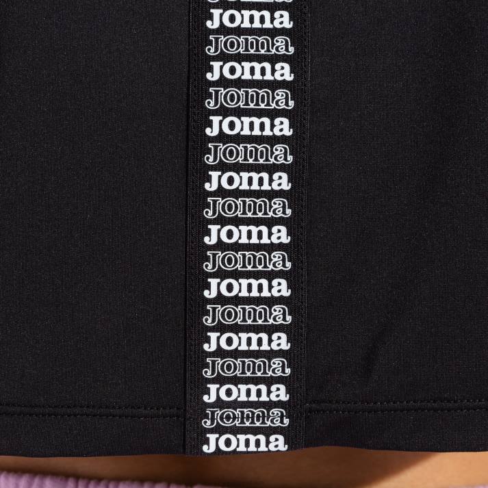 Joma 82P4R1579 أسود قميص بأكمام قصيرة دافني نحيف