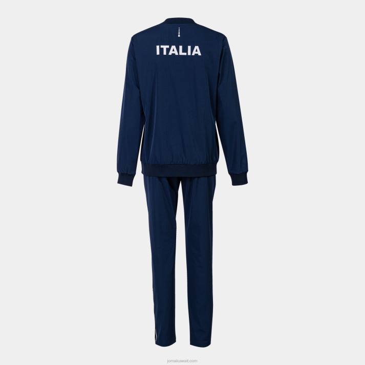 Joma 82P4R1586 الأزرق الداكن رياضية اتحاد التنس الإيطالي نحيف