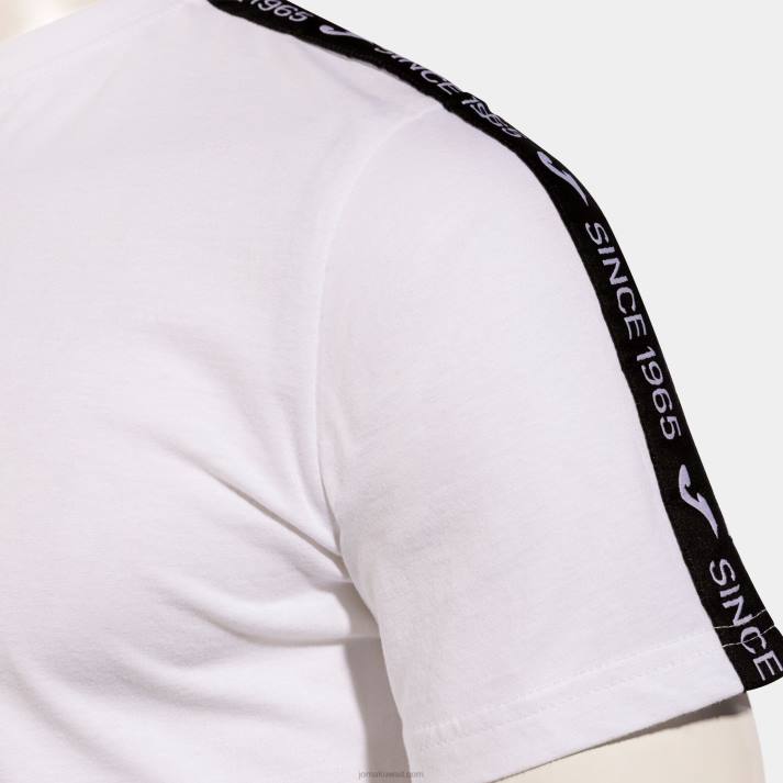 Joma 82P4R159 أبيض قميص قصير الاكمام كاليفورنيا رجال