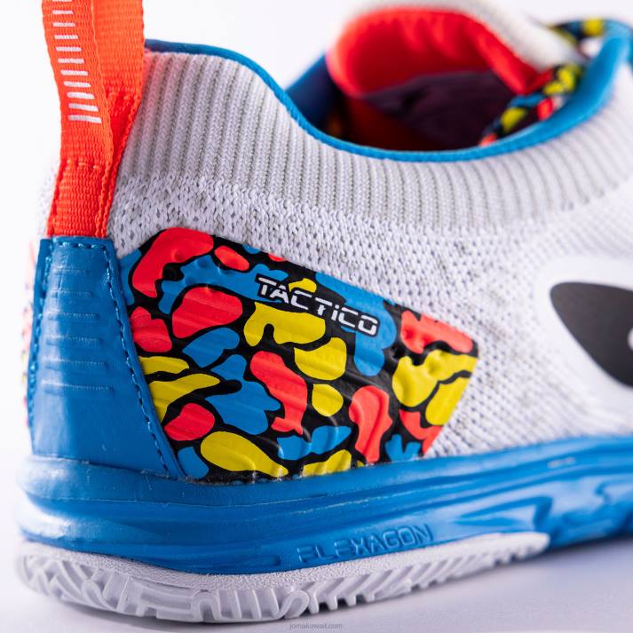 Joma 82P4R15 أبيض أزرق ملكي حذاء كرة الصالات تكتيكو 22 داخلي