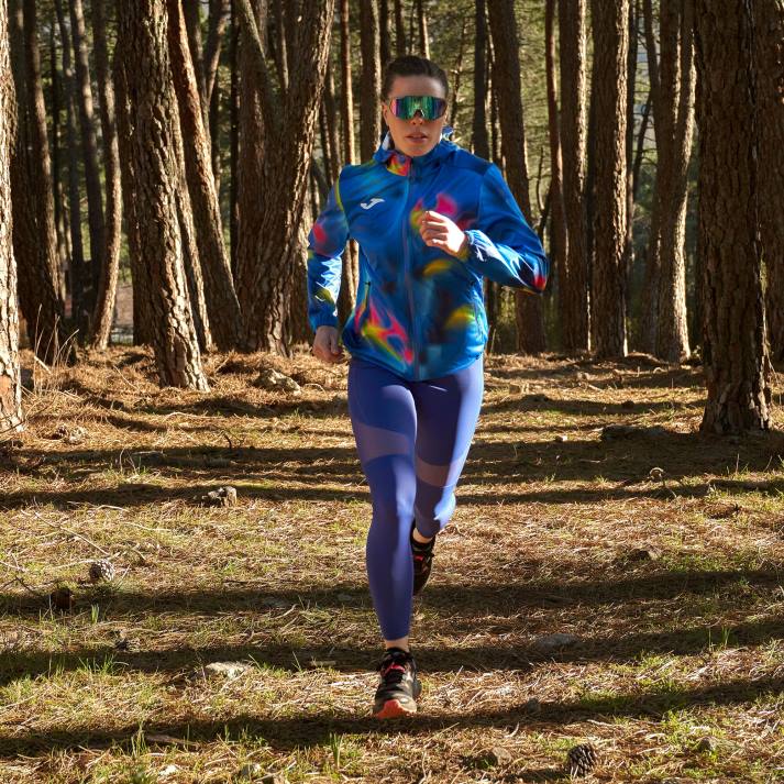 Joma 82P4R1607 أزرق سترة المطر r- درب الطبيعة نحيف