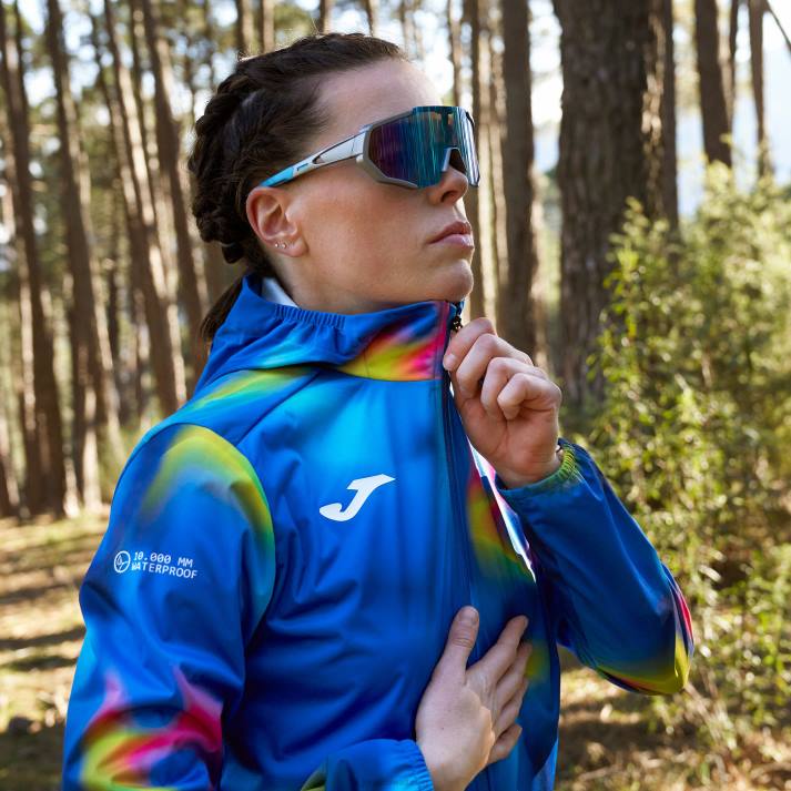 Joma 82P4R1607 أزرق سترة المطر r- درب الطبيعة نحيف