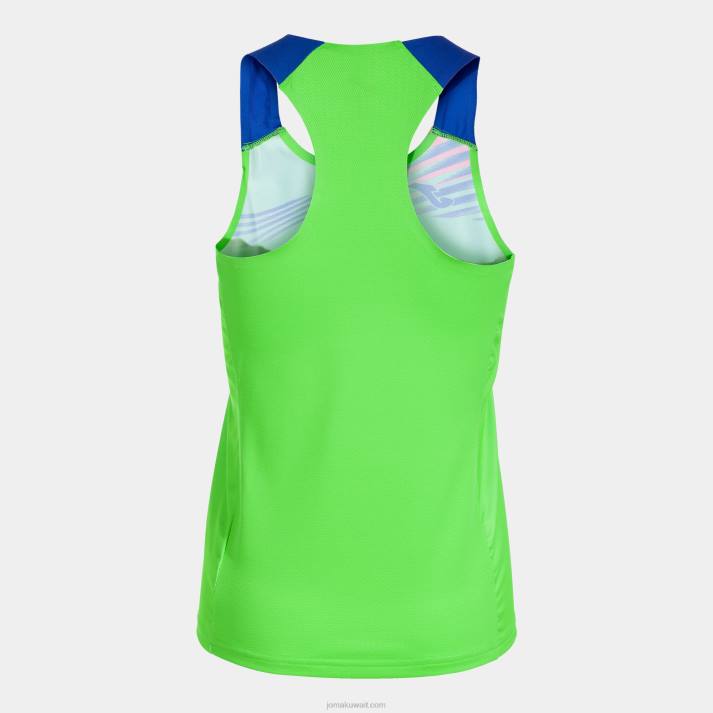 Joma 82P4R1609 الفلورسنت الأخضر والأزرق الملكي النخبة أعلى الخزان x نحيف