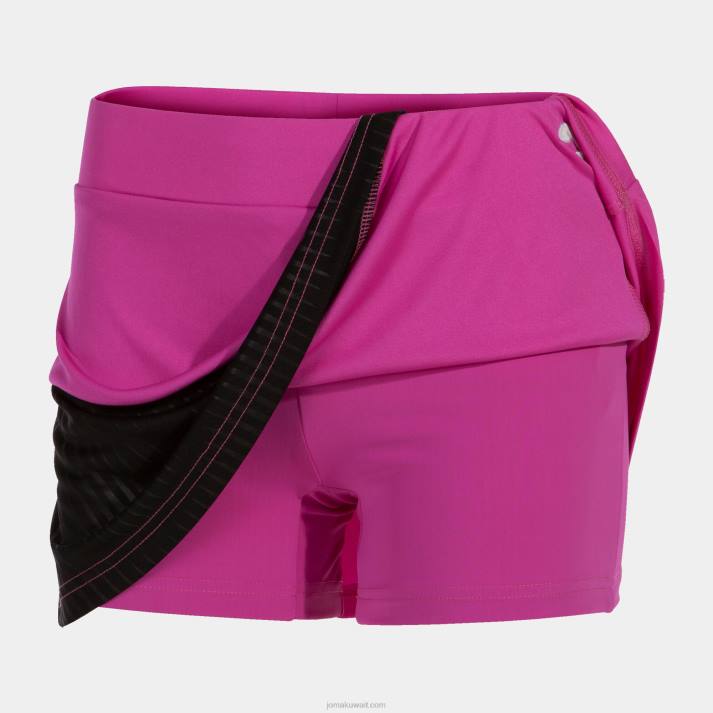 Joma 82P4R1614 نيون وردي أسود تنورة مونتريال نحيف