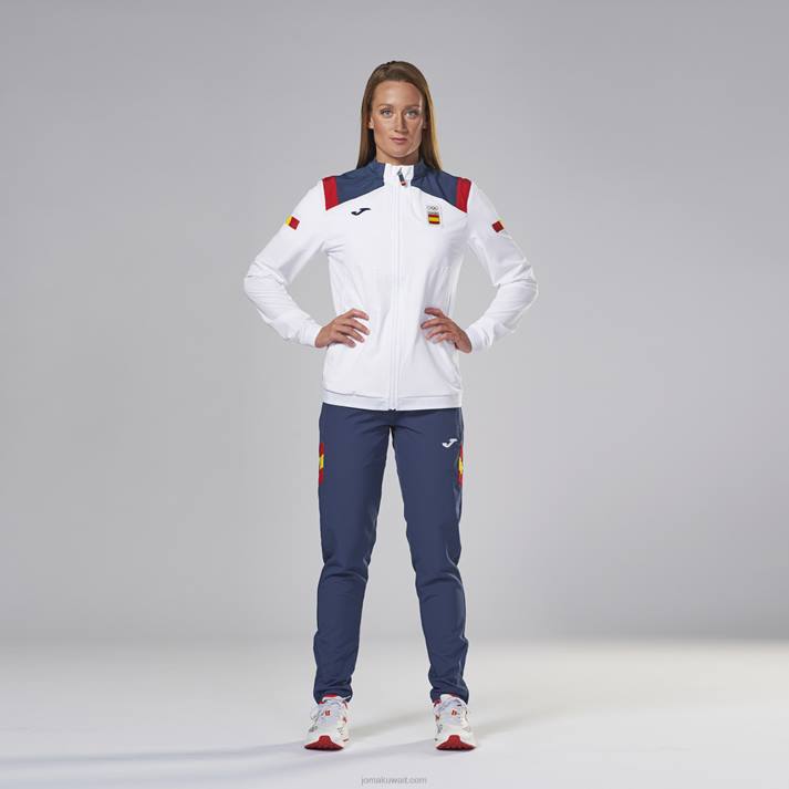 Joma 82P4R1615 أبيض منصة رياضية اللجنة الأولمبية الإسبانية نحيف