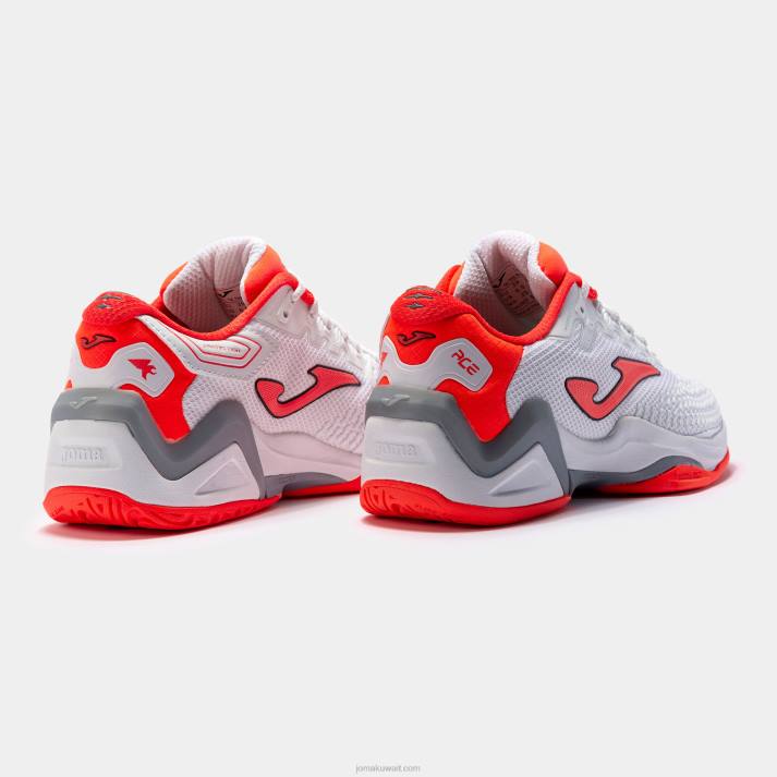 Joma 82P4R1617 أبيض حذاء ace pro 22 hard court نحيف